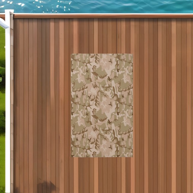 Desert Camouflage Pattern, Military Pattern, Army Outdoor Rug (Insitu (Outdoor 2))