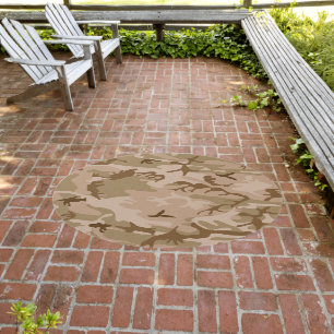 Desert Camouflage Pattern, Military Pattern, Army Outdoor Rug