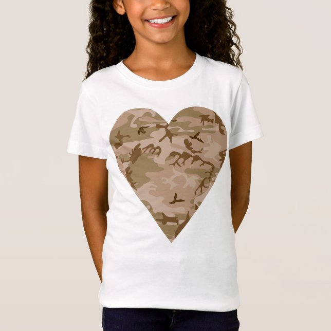 Desert Camouflage Pattern, Military Pattern, Army T-Shirt (Front)