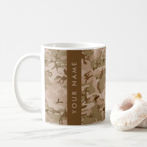 Desert Camouflage Pattern Your name Personalize Coffee Mug