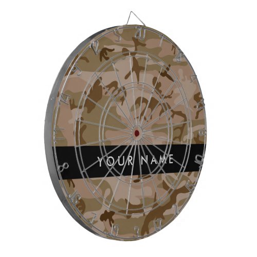 Desert Camouflage Pattern Your name Personalize Dart Board