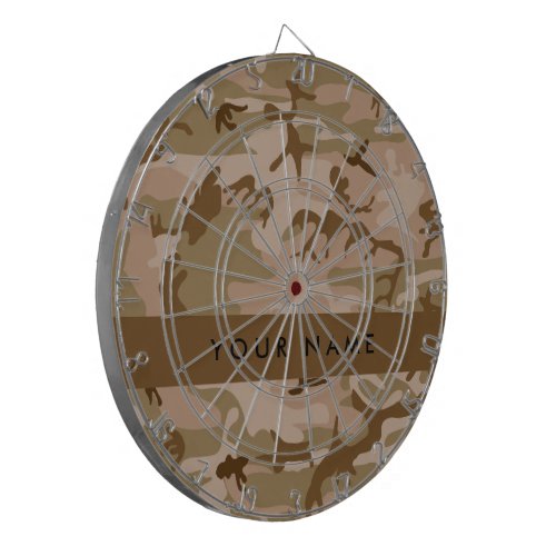 Desert Camouflage Pattern Your name Personalize Dart Board