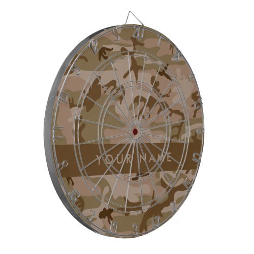 Desert Camouflage Pattern Your name Personalize Dart Board