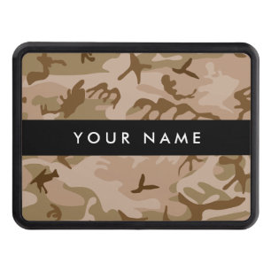 Desert Camouflage Pattern, Your name, Personalize Hitch Cover