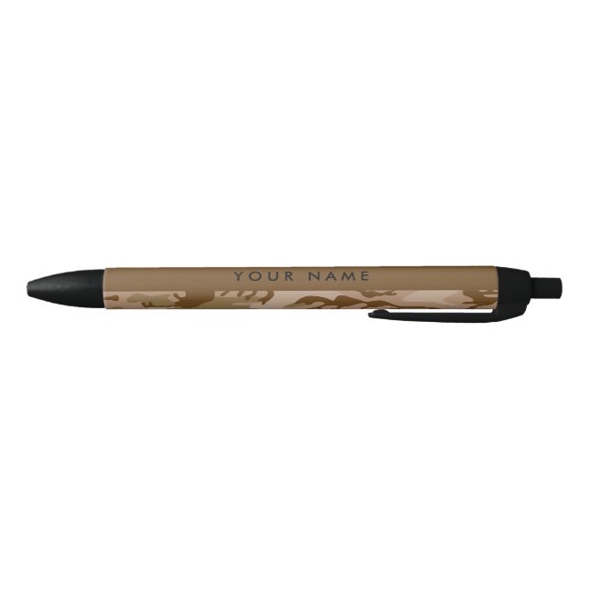 Desert Camouflage Pattern, Your name, Personalize Pen (Bottom)