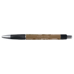 Desert Camouflage Pattern, Your name, Personalize Pen