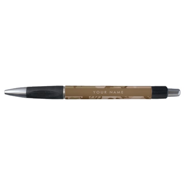 Desert Camouflage Pattern, Your name, Personalize Pen (Front)