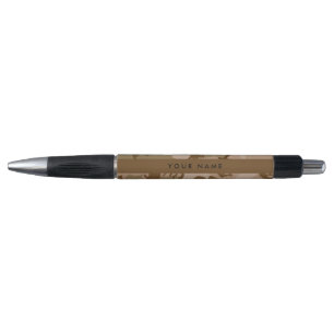 Desert Camouflage Pattern, Your name, Personalize Pen