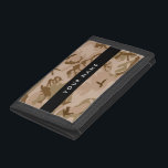 Desert Camouflage Pattern, Your name, Personalize Trifold Wallet<br><div class="desc">Elegant,  stylish and sophisticated desert camouflage pattern in brown and green color. Modern and trendy gift,  perfect for the military lover in your life. Personalize by adding your name,  nickname,  monogram or initials.</div>