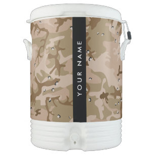 Desert Camouflage Pebbles, Your name, Personalize Beverage Cooler