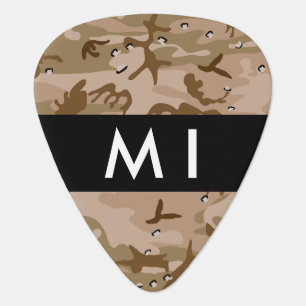 Desert Camouflage Pebbles, Your name, Personalize Guitar Pick