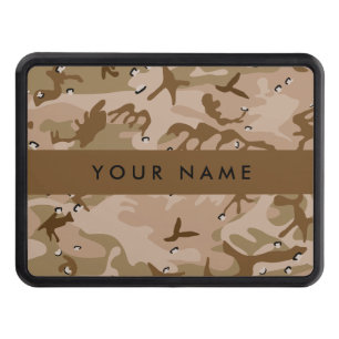 Desert Camouflage Pebbles, Your name, Personalize Hitch Cover