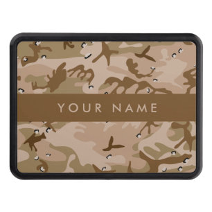 Desert Camouflage Pebbles, Your name, Personalize Hitch Cover