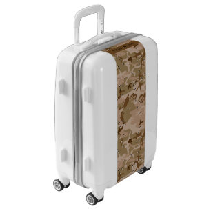 Desert Camouflage Pebbles, Your name, Personalize Luggage