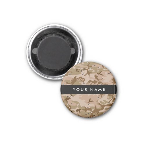 Desert Camouflage Pebbles Your name Personalize Magnet