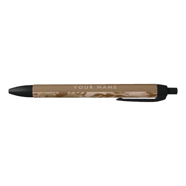 Desert Camouflage Pebbles, Your name, Personalize Pen (Bottom)