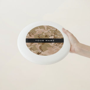 Desert Camouflage Pebbles, Your name, Personalize Wham-O Frisbee