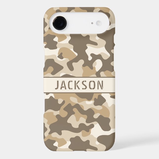 Desert Camouflage Personalized Case-Mate iPhone Case (Back)