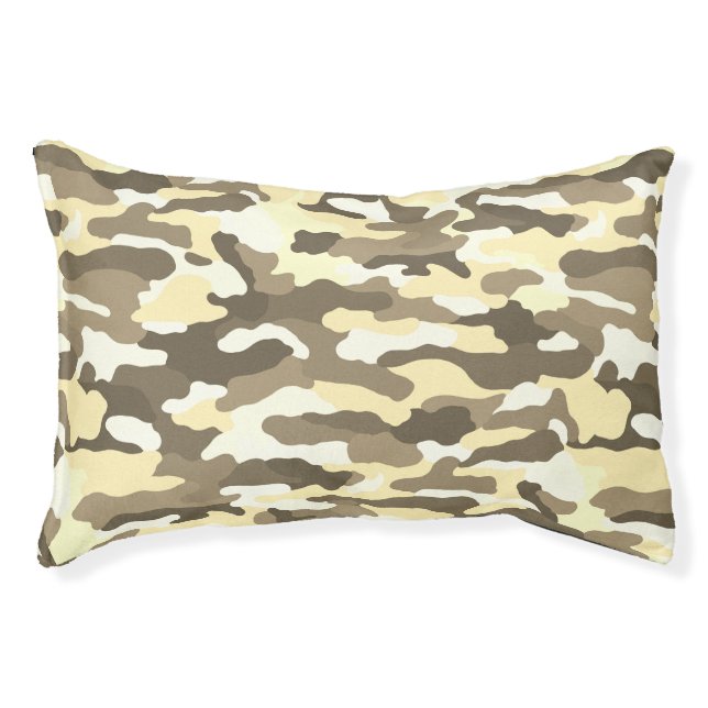 Desert Camouflage Pet Bed (Front)