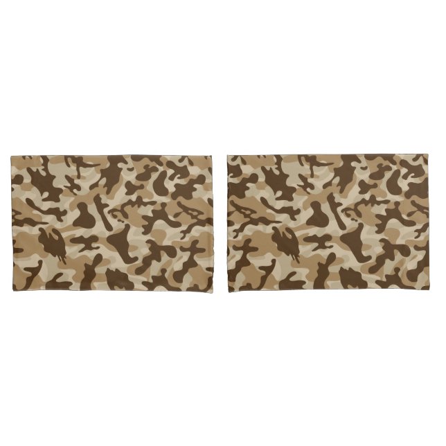 Desert Camouflage  Pillow Case (Front-Set)
