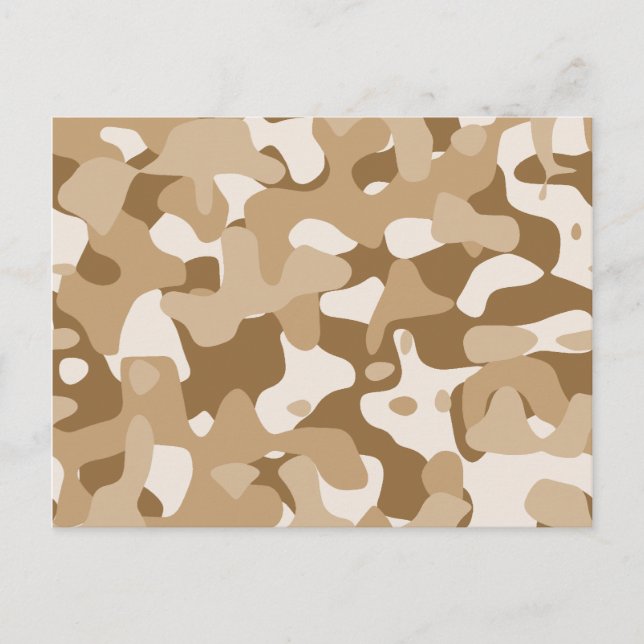 Desert Camouflage Postcard (Front)