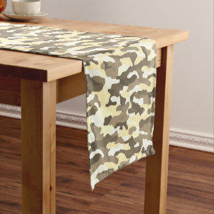 Desert Camouflage Short Table Runner