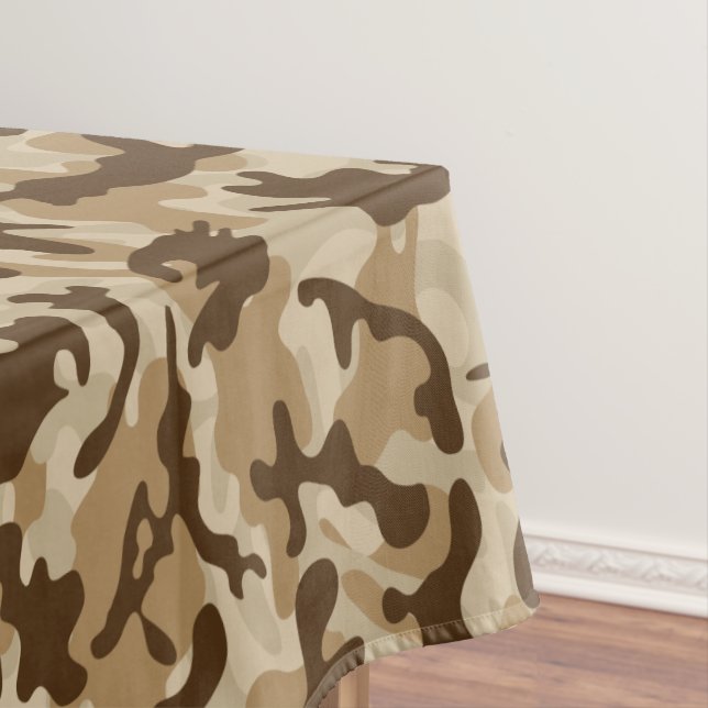 Desert Camouflage   Tablecloth (In Situ)