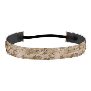 Desert Camouflage With Pebbles, Military, Army Athletic Headband