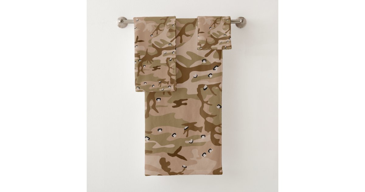 Desert Camouflage With Pebbles Military Army Bath Towel Set Zazzle Desert Camouflage With Pebbles Military Army Bath Towel Set Zazzle