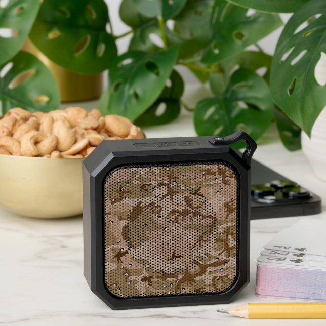 Desert Camouflage With Pebbles, Military, Army Bluetooth Speaker (Insitu(Table))