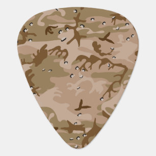 Desert Camouflage With Pebbles, Military, Army Guitar Pick