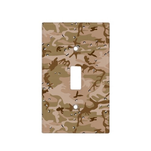 Desert Camouflage With Pebbles Military Army Light Switch Cover