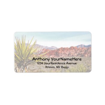 Desert Canyon View Address Labels by Rebecca_Reeder at Zazzle
