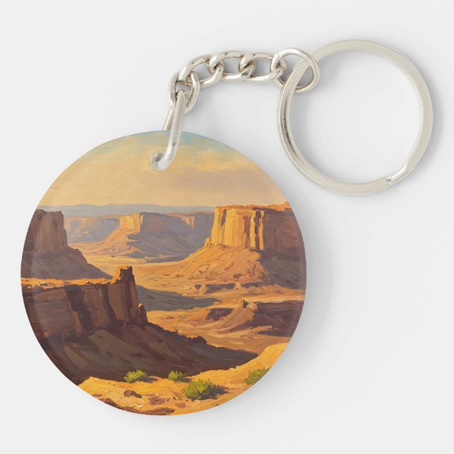 Desert Canyons Keychain (Back)