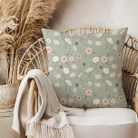 Desert Chic Throw Pillow<br><div class="desc">Desert Chic Throw Pillow - Let us take the prickles out of your decorating with this “sand-tastic” desert chic themed throw pillow. Bring on the desert boho vibes with this warming design. Featuring dry florals and cacti accentuated with very tasteful soft green and pink tones. So hold on to your...</div>