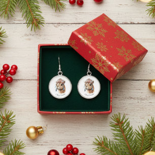 Desert Christmas Joy, custom Earrings