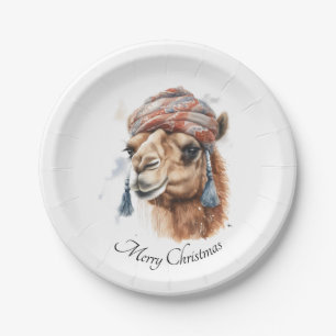 Desert Christmas Joy, custom Paper Plates