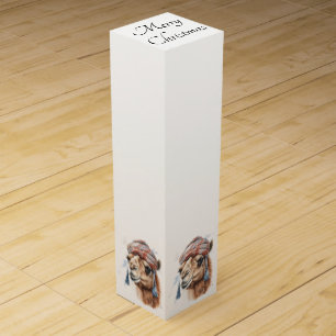 Desert Christmas Joy, custom Wine Box