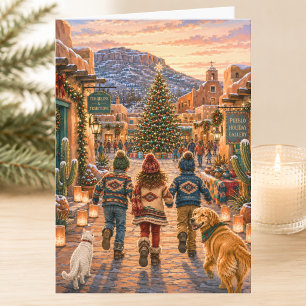 Desert Christmas Southwestern Merry Christmas Card