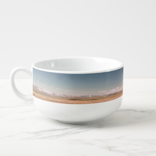 Desert clouds soup mug