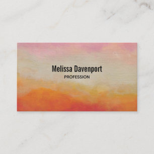 Desert Colors Abstract Landscape Painting Business Card