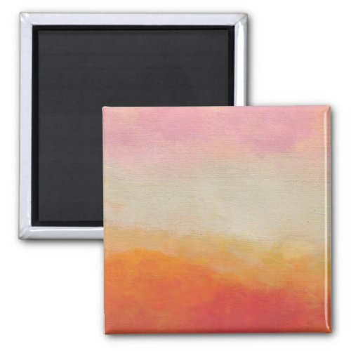 Desert Colors Abstract Landscape Painting Magnet