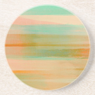 Desert Colors Southwest Sunset Aqua Orange Coaster