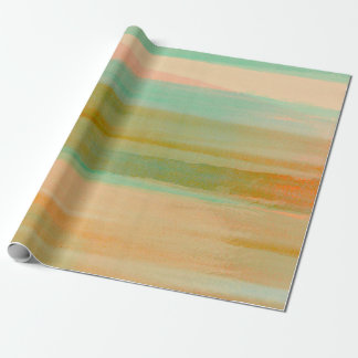 Desert Colors Southwest Sunset Aqua Orange     Wra Wrapping Paper