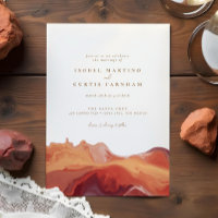 Desert Colors Terracotta Southwest Wedding