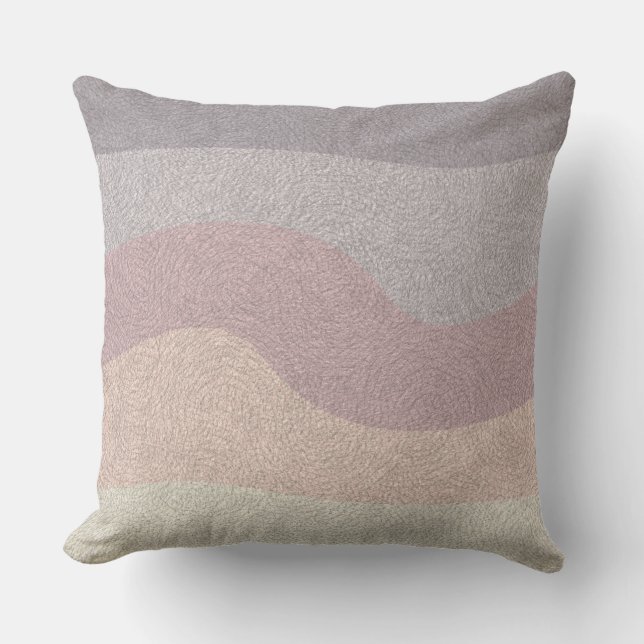 Desert Colors Throw Pillow (Front)
