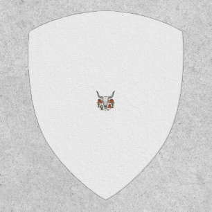 Desert Cow Skull Vintage Southwest Cactus Art Patch
