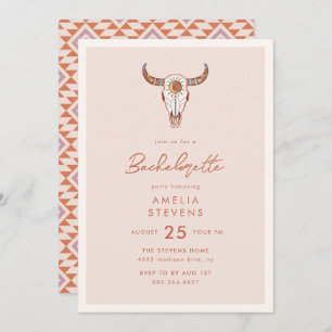 Desert Cowgirl Bachelorette Party Invitation