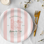 Desert Cowgirl Country Club | Bachelorette  Paper Plates<br><div class="desc">Pure magic abounds with this palette grounded in cactus - and desert - inspired hues. Trendy line art and modern typefaces makes this the perfect collection for boho desert big day! Bright pinks, greens and blues are the name of this preppy game. Add your custom wording to this design by...</div>