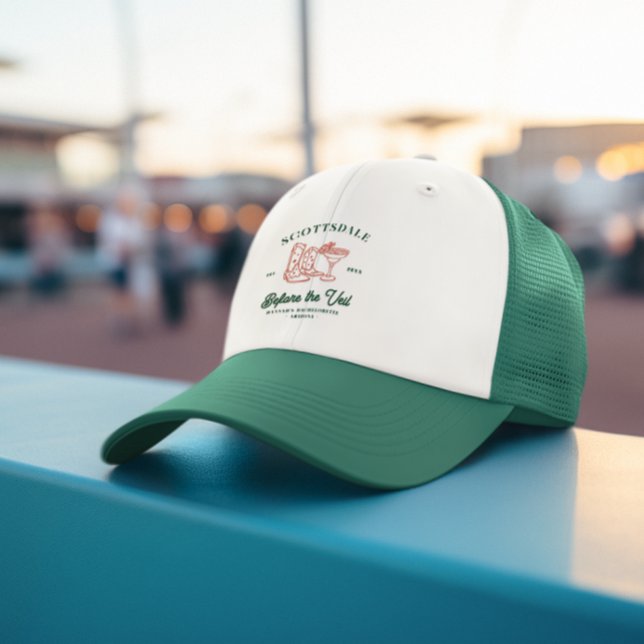 Desert Cowgirl Country Club | Bachelorette  Trucker Hat (Creator Uploaded)